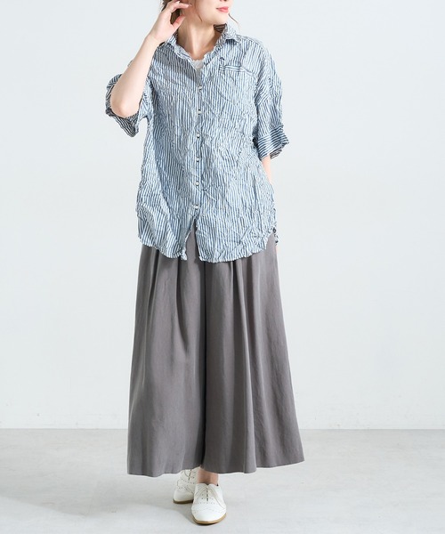 PUAL CE CIN（ピュアルセシン）の「冷感ストライプブラウス（シャツ/ブラウス・レディース・その他1/その他2・FREE）」の16枚目の写真