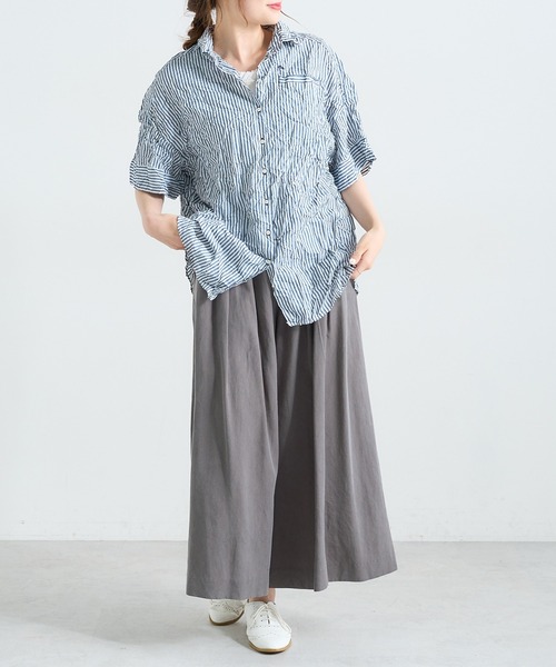 PUAL CE CIN（ピュアルセシン）の「冷感ストライプブラウス（シャツ/ブラウス・レディース・その他1/その他2・FREE）」の15枚目の写真