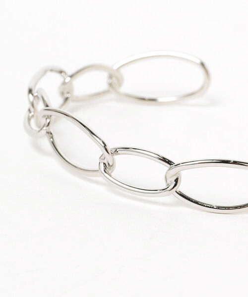 B:MING by BEAMS（ビーミングバイビームス）の「B:MING by BEAMS / チェーン バングル（バングル/リストバンド・レディース・シルバー/ゴールド・ONE SIZE）」の4枚目の写真
