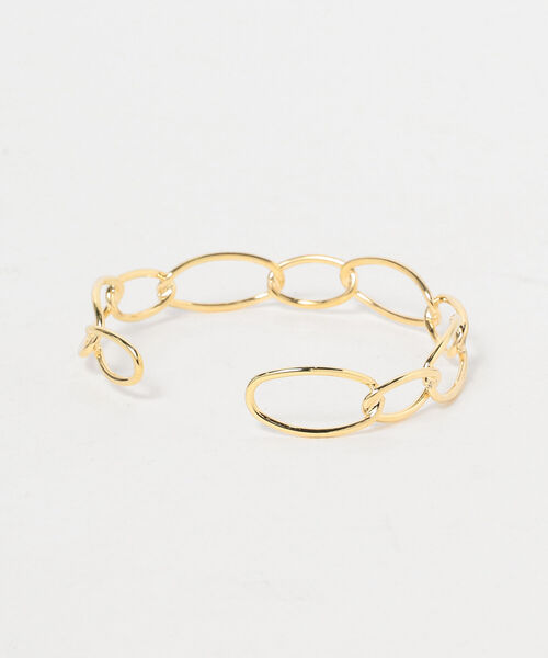 B:MING by BEAMS（ビーミングバイビームス）の「B:MING by BEAMS / チェーン バングル（バングル/リストバンド・レディース・シルバー/ゴールド・ONE SIZE）」の5枚目の写真