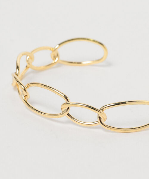 B:MING by BEAMS（ビーミングバイビームス）の「B:MING by BEAMS / チェーン バングル（バングル/リストバンド・レディース・シルバー/ゴールド・ONE SIZE）」の6枚目の写真