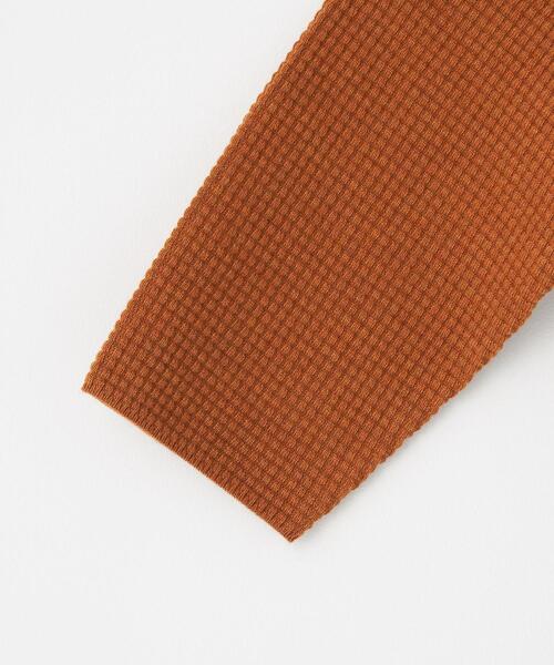 BRACTMENT(ブラクトメント)の「<BRACTMENT(ブラクトメント)>BM W/Pワッフルデザインヘム プルオーバー(ニット/セーター・レディース・ブラック/オレンジ系その他/ケリー・FREE)」の12枚目の写真