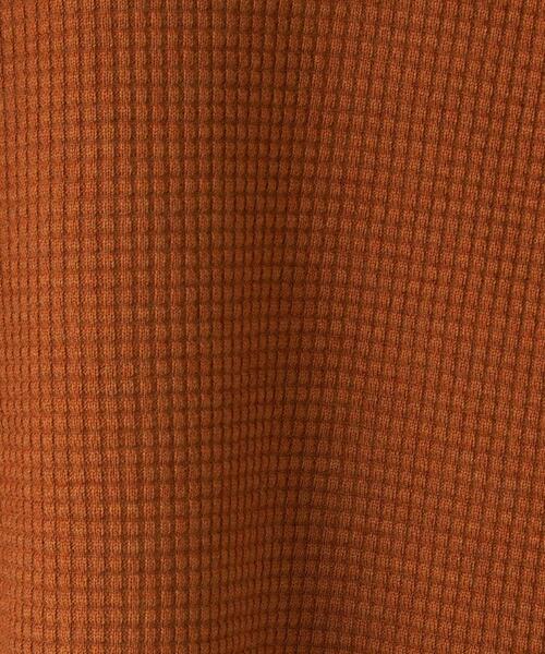 BRACTMENT(ブラクトメント)の「<BRACTMENT(ブラクトメント)>BM W/Pワッフルデザインヘム プルオーバー(ニット/セーター・レディース・ブラック/オレンジ系その他/ケリー・FREE)」の21枚目の写真