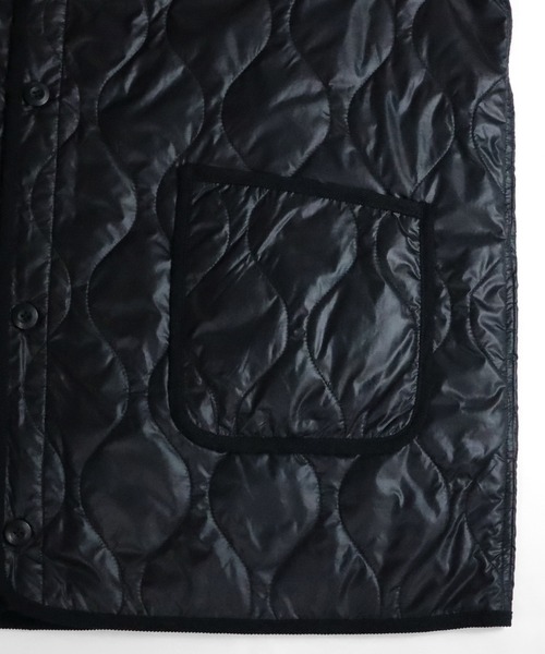 Confirm（コンファーム）の「ビッグシルエット ノーカラー キルティングジャケット 【Confirm】（ノーカラージャケット・メンズ・ブラック/ブラウン/グレー/カーキ・M/L）」の12枚目の写真
