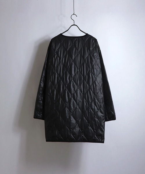 Confirm（コンファーム）の「ビッグシルエット ノーカラー キルティングジャケット 【Confirm】（ノーカラージャケット・メンズ・ブラック/ブラウン/グレー/カーキ・M/L）」の5枚目の写真