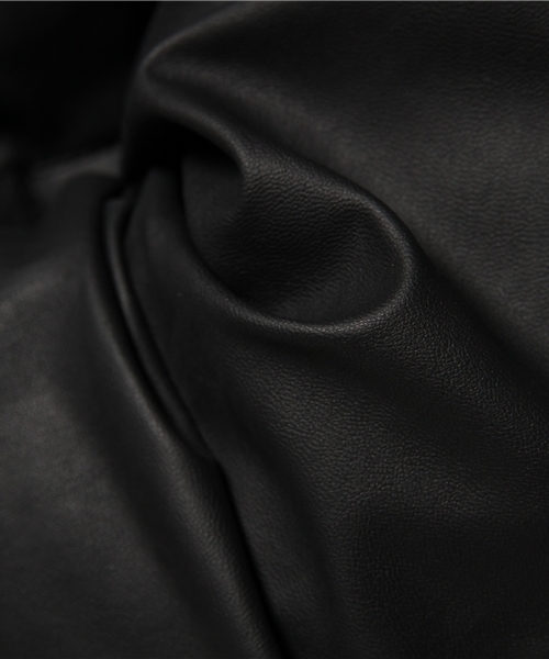 WEGO（ウィゴー）の「WEGO/フェイクレザーシングルライダースジャケット（ライダースジャケット・メンズ・ブラック/ベージュ・MEDIUM/LARGE）」の8枚目の写真