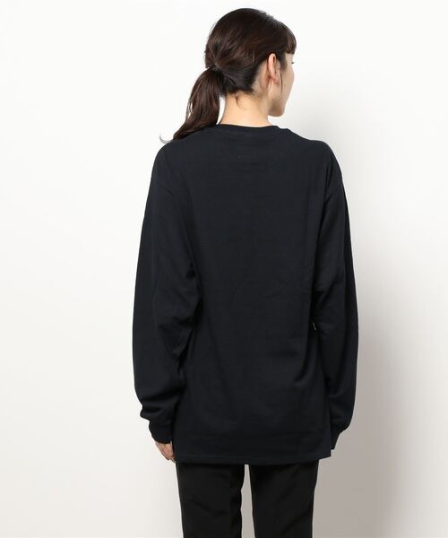 LOWRYS FARM（ローリーズファーム）の「ＲｏｂｅｒｔａロンＴ　228893（Tシャツ/カットソー・レディース・ブラック/ホワイト・FREE）」の3枚目の写真