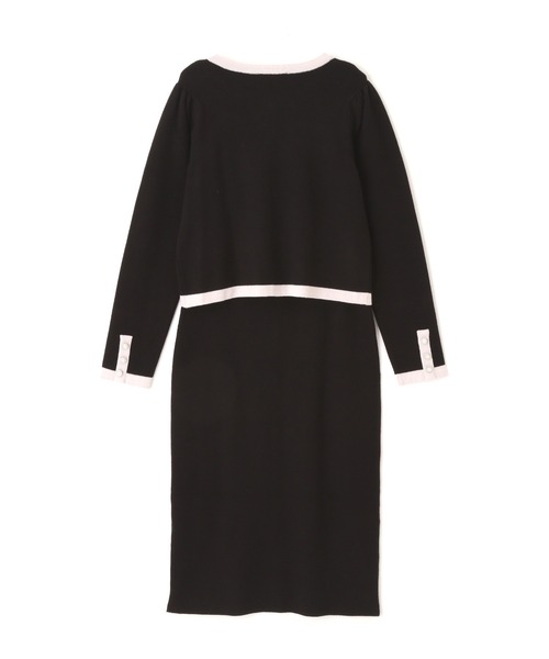 PROPORTION BODY DRESSING(プロポーションボディドレッシング)の「クラシカルニットSET UP / 1211240907(ワンピース・レディース・ブルー/ブラック・SMALL/MEDIUM)」の7枚目の写真