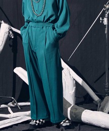 MAISON SPECIAL | 《ユニセックスアイテム》オメガリブピンタックワイドパンツ 【MAISON SPECIAL/メゾンスペシャル】■セットアップ対応■(その他パンツ)