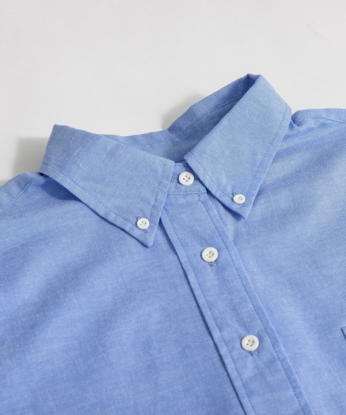 MUHET（ミュエータ）の「レギュラーカラービッグシャツ（シャツ/ブラウス・レディース・ベージュ/オフホワイト/サックスブルー/グリーン・SMALL/MEDIUM/LARGE）」の10枚目の写真