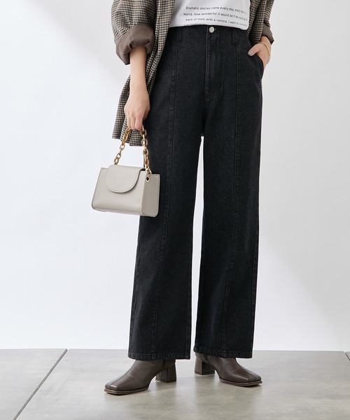 COLONY 2139（コロニートゥーワンスリーナイン）の「センターシームデニムパンツ（デニムパンツ・レディース・ブラック/ネイビー/ブルー/ブラック系その他・SMALL/MEDIUM/LARGE）」の18枚目の写真