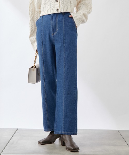 COLONY 2139（コロニートゥーワンスリーナイン）の「センターシームデニムパンツ（デニムパンツ・レディース・ブラック/ネイビー/ブルー/ブラック系その他・SMALL/MEDIUM/LARGE）」の7枚目の写真