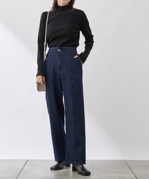 COLONY 2139（コロニートゥーワンスリーナイン）の「センターシームデニムパンツ（デニムパンツ・レディース・ブラック/ネイビー/ブルー/ブラック系その他・SMALL/MEDIUM/LARGE）」の16枚目の写真