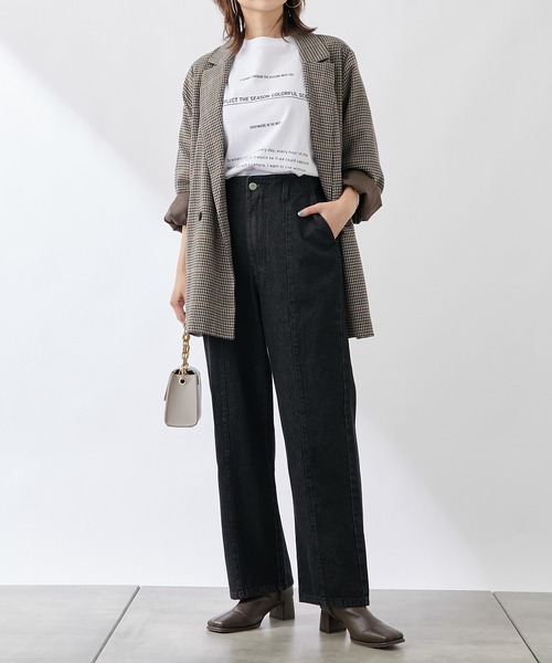 COLONY 2139（コロニートゥーワンスリーナイン）の「センターシームデニムパンツ（デニムパンツ・レディース・ブラック/ネイビー/ブルー/ブラック系その他・SMALL/MEDIUM/LARGE）」の21枚目の写真