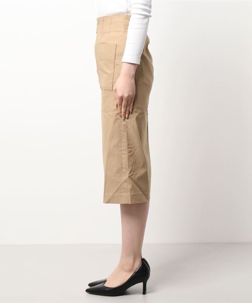 Te chichi（テチチ）の「フロントファスナータイトスカート（スカート・レディース・ブラック/ベージュ/カーキ・SMALL/MEDIUM）」の6枚目の写真