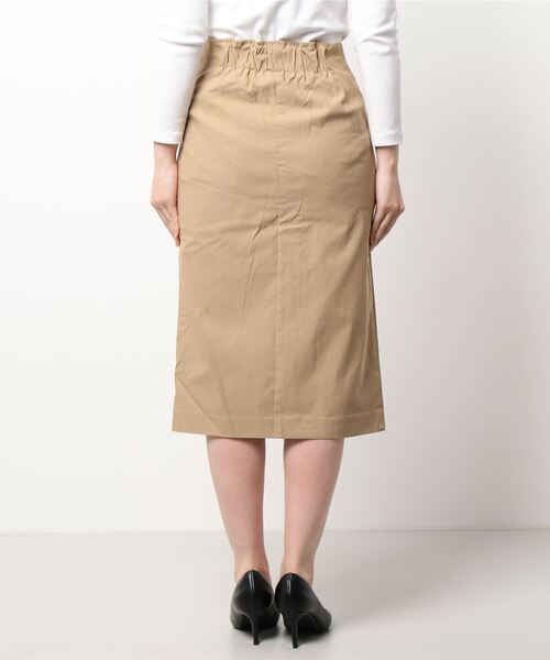 Te chichi（テチチ）の「フロントファスナータイトスカート（スカート・レディース・ブラック/ベージュ/カーキ・SMALL/MEDIUM）」の7枚目の写真