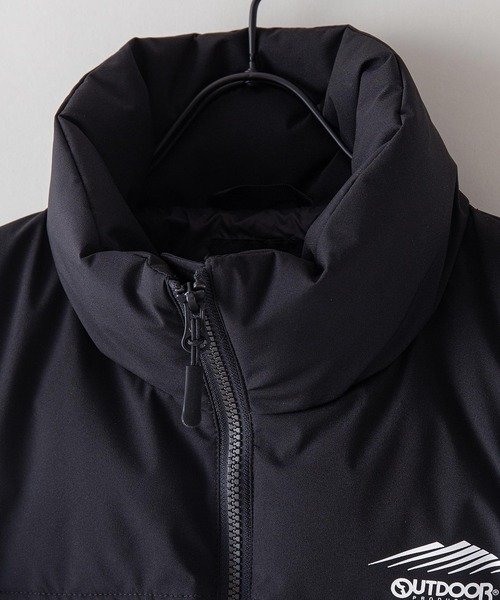 OUTDOOR PRODUCTS APPAREL(アウトドアプロダクツアパレル)の「撥水防風ストレッチ耐水圧10000mmスタンド中綿 ジャケット ワンポイントブランドロゴ(ブルゾン・メンズ・ホワイト/ブラック/アーミー/アイボリー/ネイビー・MEDIUM/LARGE/X-LARGE/XX-LARGE/XXX-LARGE)」の6枚目の写真