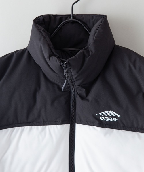 OUTDOOR PRODUCTS APPAREL(アウトドアプロダクツアパレル)の「撥水防風ストレッチ耐水圧10000mmスタンド中綿 ジャケット ワンポイントブランドロゴ(ブルゾン・メンズ・ホワイト/ブラック/アーミー/アイボリー/ネイビー・MEDIUM/LARGE/X-LARGE/XX-LARGE/XXX-LARGE)」の16枚目の写真