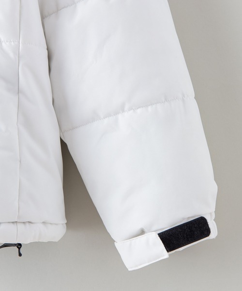 OUTDOOR PRODUCTS APPAREL(アウトドアプロダクツアパレル)の「撥水防風ストレッチ耐水圧10000mmスタンド中綿 ジャケット ワンポイントブランドロゴ(ブルゾン・メンズ・ホワイト/ブラック/アーミー/アイボリー/ネイビー・MEDIUM/LARGE/X-LARGE/XX-LARGE/XXX-LARGE)」の20枚目の写真