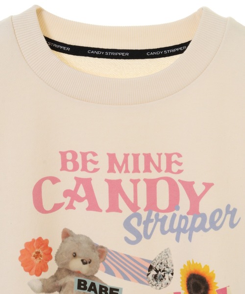 Candy Stripper(キャンディストリッパー)の「BE MINE CANDY SWEAT ワンピース(ワンピース・レディース・ブラック/ピンク/グリーン/アイボリー・2)」の9枚目の写真