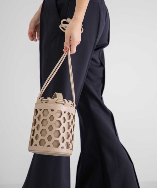 PROTCOL（プロトコル）の「PROTCOL　BEEHIVE MINI B（ハンドバッグ・レディース・グレー/ブルー系その他・ONE）」の15枚目の写真