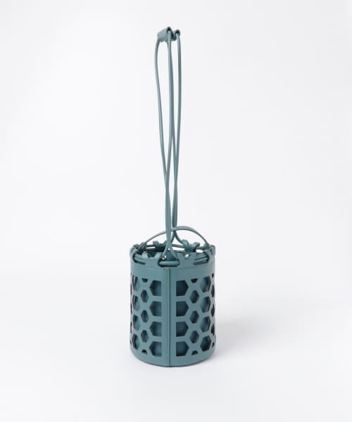 PROTCOL（プロトコル）の「PROTCOL　BEEHIVE MINI B（ハンドバッグ・レディース・グレー/ブルー系その他・ONE）」の7枚目の写真