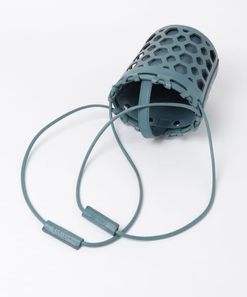 PROTCOL（プロトコル）の「PROTCOL　BEEHIVE MINI B（ハンドバッグ・レディース・グレー/ブルー系その他・ONE）」の10枚目の写真