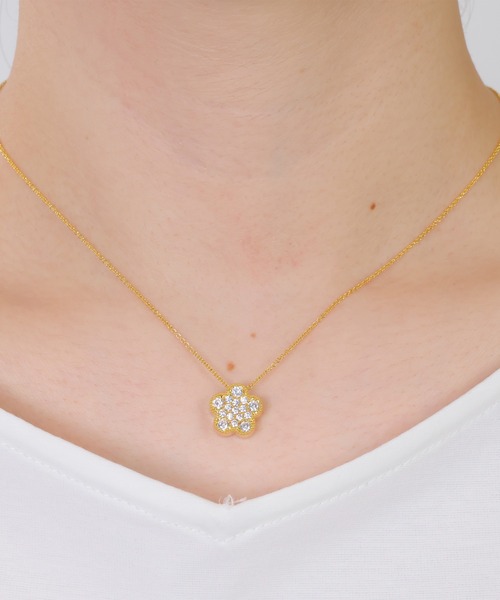 MARY QUANT（マリークワント）の「ダブルサイドデイジー ネックレス（ネックレス・レディース・シルバー/ゴールド・FREE）」の2枚目の写真