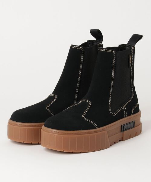 PUMA（プーマ）の「W MAYZE CHELSEA SUEDE 382829 03（ブーツ）」 - WEAR