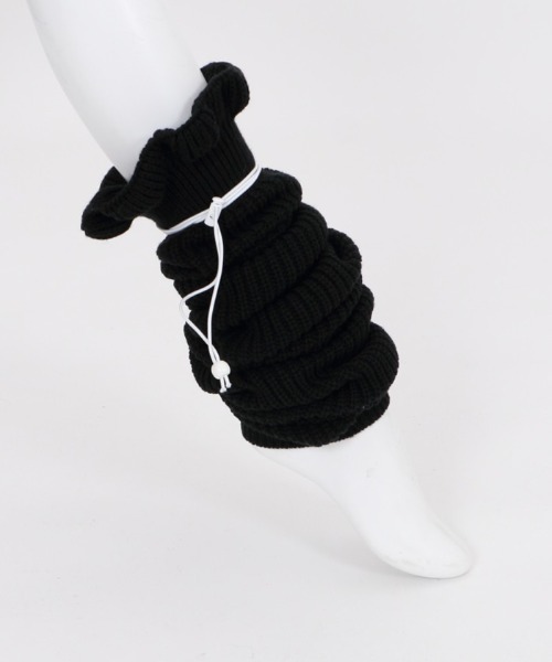 FickleBebe（フィクルベベ）の「ボリュームレッグウォーマー（レッグウォーマー・レディース・ホワイト/ブラック・FREE）」の11枚目の写真