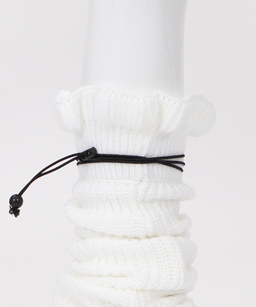 FickleBebe（フィクルベベ）の「ボリュームレッグウォーマー（レッグウォーマー・レディース・ホワイト/ブラック・FREE）」の16枚目の写真