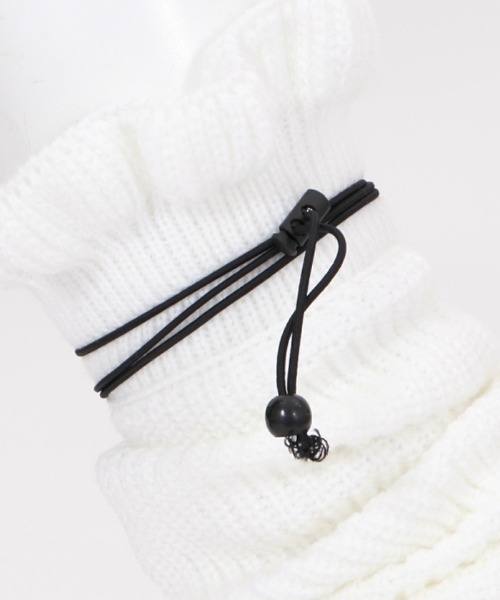 FickleBebe（フィクルベベ）の「ボリュームレッグウォーマー（レッグウォーマー・レディース・ホワイト/ブラック・FREE）」の12枚目の写真