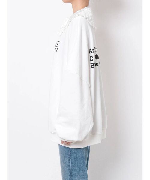 jouetie（ジュエティ）の「BIGカラープルオーバー（スウェット・レディース・ブラック/パープル/オフホワイト/ブルー・MEDIUM）」の11枚目の写真