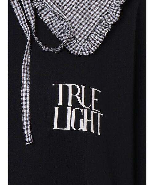 jouetie（ジュエティ）の「BIGカラープルオーバー（スウェット・レディース・ブラック/パープル/オフホワイト/ブルー・MEDIUM）」の16枚目の写真