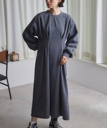 ECRIRE | ウエストタックロングOP(ワンピース)