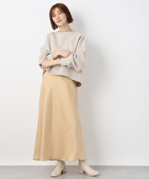 A part by（アパートバイ）の「ボンディングショートプルオーバー　259834（その他トップス・レディース・チャコールグレー/ライトグリーン/アイボリー・FREE）」の20枚目の写真