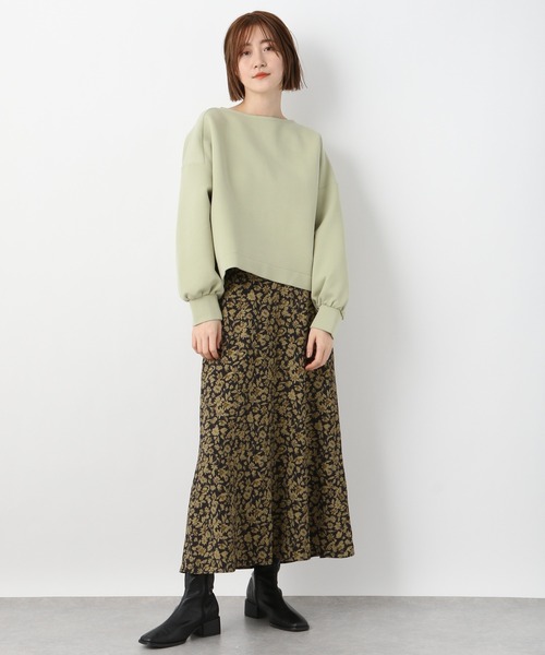 A part by（アパートバイ）の「ボンディングショートプルオーバー　259834（その他トップス・レディース・チャコールグレー/ライトグリーン/アイボリー・FREE）」の17枚目の写真