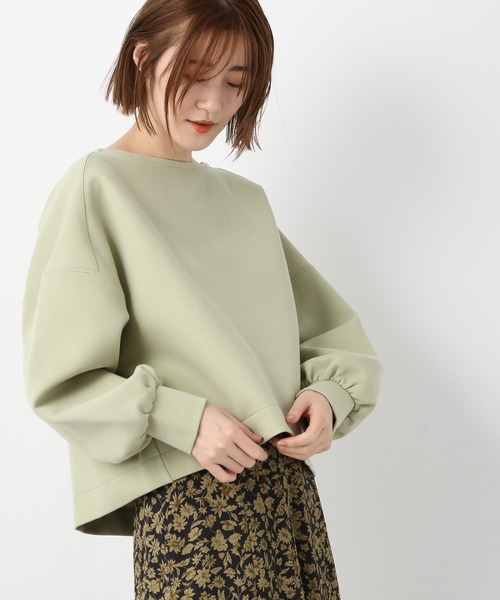 A part by（アパートバイ）の「ボンディングショートプルオーバー　259834（その他トップス・レディース・チャコールグレー/ライトグリーン/アイボリー・FREE）」の22枚目の写真