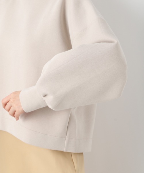 A part by（アパートバイ）の「ボンディングショートプルオーバー　259834（その他トップス・レディース・チャコールグレー/ライトグリーン/アイボリー・FREE）」の13枚目の写真