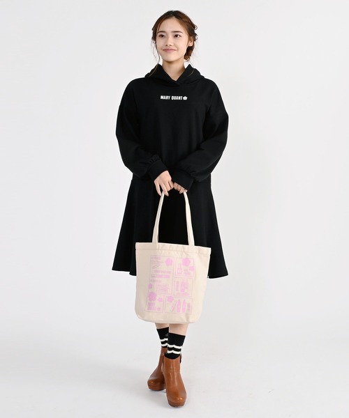 MARY QUANT（マリークワント）の「コスメプリントキャンバス トート 