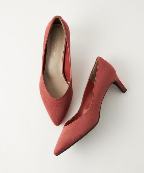 ポインテッド パンプス Vカット Relaxing グリーンレーベルリラクシング のパンプス ポインテッド パンプス 5cmヒール Relaxing Label Green Relaxing グリーンレーベルリラクシング のファッション 撥水 パンプス 通販人気商品