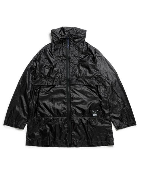 agnes b.(アニエスベー)の「【ユニセックス】 UAT3 PARKA BACH ポケッタブルコート(ブルゾン・レディース・ブラック・SMALL/MEDIUM/LARGE/X-LARGE/X-SMALL)」の4枚目の写真