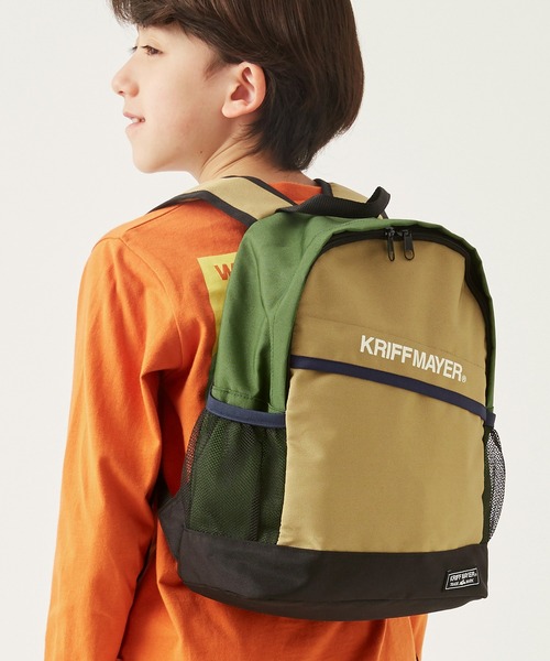 KRIFF MAYER(クリフメイヤー)の「クリフリュック(バックパック/リュック・キッズ・ベージュ/ネイビー/レッド/サックスブルー・FREE)」の1枚目の写真