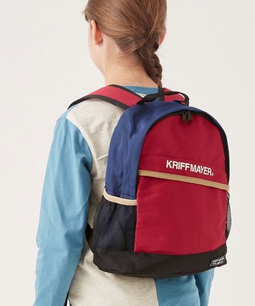 KRIFF MAYER(クリフメイヤー)の「クリフリュック(バックパック/リュック・キッズ・ベージュ/ネイビー/レッド/サックスブルー・FREE)」の4枚目の写真