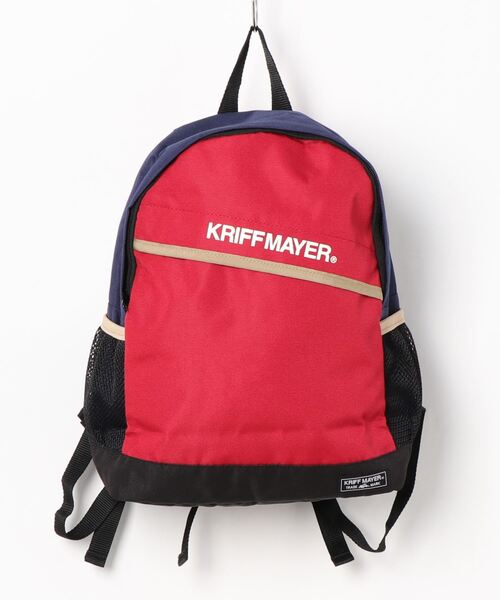 KRIFF MAYER(クリフメイヤー)の「クリフリュック(バックパック/リュック・キッズ・ベージュ/ネイビー/レッド/サックスブルー・FREE)」の8枚目の写真