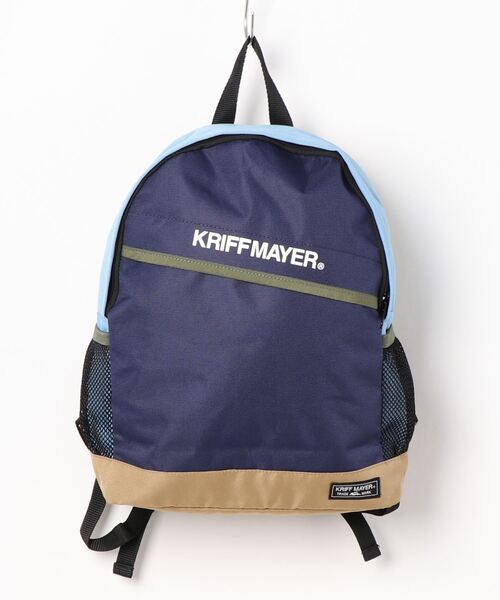 KRIFF MAYER(クリフメイヤー)の「クリフリュック(バックパック/リュック・キッズ・ベージュ/ネイビー/レッド/サックスブルー・FREE)」の9枚目の写真