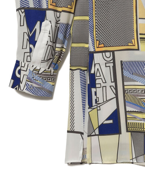 BEAMS BOY(ビームスボーイ)の「maturely / Art And Solid Snap Blouse(シャツ/ブラウス・レディース・ブラウン/マルチ・S/M)」の13枚目の写真