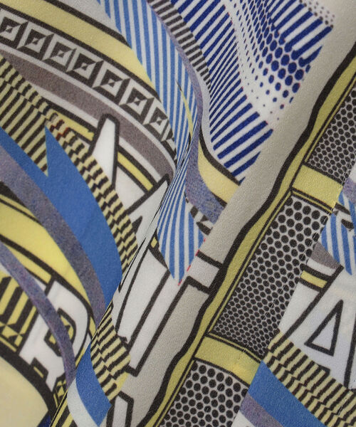 BEAMS BOY(ビームスボーイ)の「maturely / Art And Solid Snap Blouse(シャツ/ブラウス・レディース・ブラウン/マルチ・S/M)」の14枚目の写真