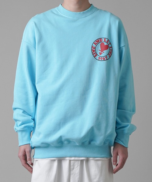 SPINNS（スピンズ）の「【ゆったりシルエット】HART1967バックロゴスウェット（スウェット・メンズ・アッシュグレー/ブラック/レッド/サックスブルー・ONESIZE）」の17枚目の写真