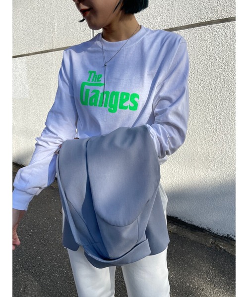 Omekashi(オメカシ)の「ベナレス GangesロングTシャツ(Tシャツ/カットソー・レディース・ホワイト/アイボリー/ピンク・FREE)」の16枚目の写真